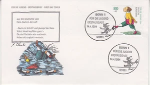 GERMANY : 1994   FDC/ COVER - SCOTT # B763    SEMI-POSTAL - Picture 1 of 2