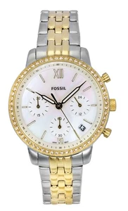 Reloj de cuarzo para mujer y mujer Fossil Neutra blanco con esfera madreperla ES5216 - Imagen 1 de 4