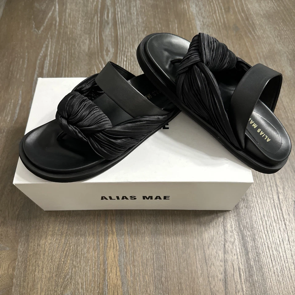 Sandalia Soda Slide Negra Alias Mae Talla 36 Foto 1 de 4