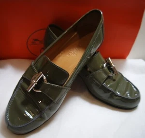 Mocassini donna Hermes Chaine d'Ancre in pelle verde taglia EU 35,5 / US 5,5 IN SCATOLA - Foto 1 di 9