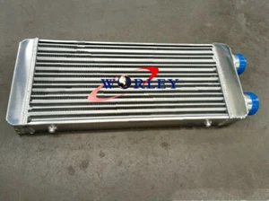 Turbo Full Aluminum Intercooler 600x300x70mm 3'' Delta Fin Same Side In/Outs - Picture 1 of 6