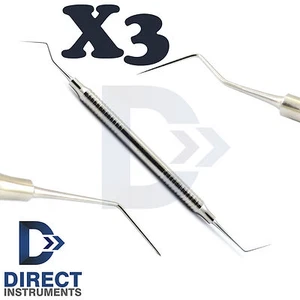 X3 Dg16 Endodontic Explorer Dental Diagnostic Pick Probes Hygienist Light Weight - Picture 1 of 1