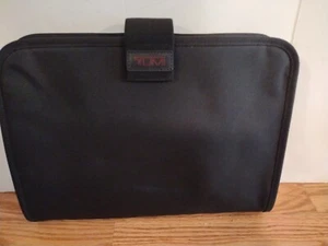 Tumi Laptop Tablet PADDED Black Ballistic Nylon Sleeve 14" x9.5x2 (16" Diagonal) - Picture 1 of 6