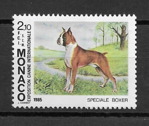 MONACO , 1985 , MONTE CARLO DOG SHOW , 2.10fr STAMP , PERF , MNH , CV$3.25 - Picture 1 of 1