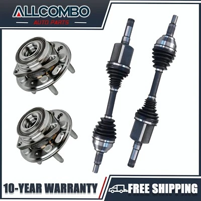 Front CV Axle Wheel Bearing & Hubs for Chevry Malibu Impala Buick Lacrosse Cadic - Image 1 of 4