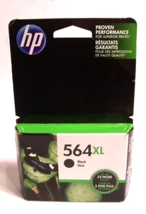 HP 564XL Black Ink Cartridge - Brand New Sealed - OEM Genuine 10/18 FREE SHIP! - Picture 1 of 3