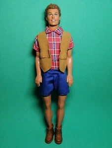 Ken Barbie 1968 Mattel Inc 1990 Toy Story Shirt Boots Fringe Jacket Bottoned Up - Imagen 1 de 5