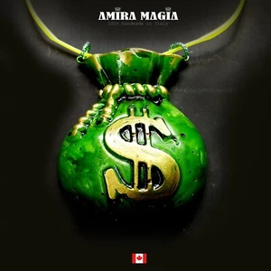 Talisman Amulet Attraction Fortune Money Wealth Lucky Charm Jewel Dollars Symbol - Picture 1 of 24