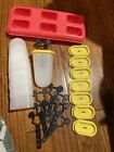 Tupperware Disney Mickey Mouse Ice Pop Popsicle Molds #343 6 - Plus Spare Pieces