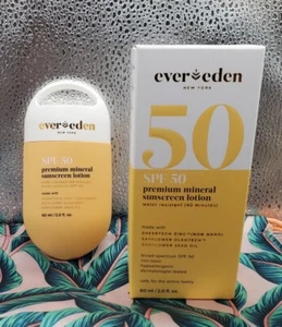 Ever&Eden Broad Spectrum Spf50 Mineral Sunscreen Lotion Full Size 2oz - Picture 1 of 8