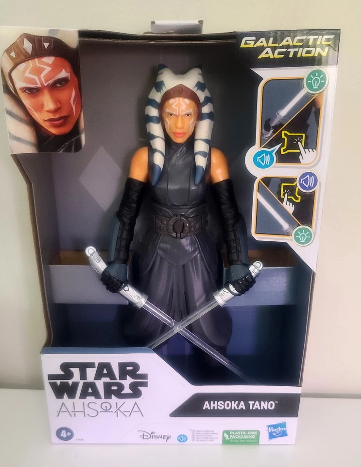 Figura Jedi Interactiva Disney Star Wars Acción Galáctica AHSOKA TANO 12" 2023 Foto 1 de 4