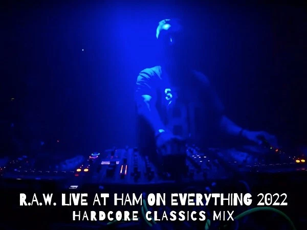 R.A.W. - Live at Ham On КАССЕТА DJ МИКСТЕЙП Hardcore Jungle Acid Techno Raw - Изображение 1 из 1