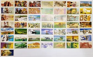 ADVENTURES & EXPLORERS BROOKE BOND TEA 1973 FULL SET BULK VINTAGE COLLECT #125 - Picture 1 of 2
