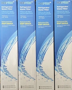Replacement for GE RPWF WF277 RWF3600A Refrigerator Water Filter Icepure 4PACK - Picture 1 of 1