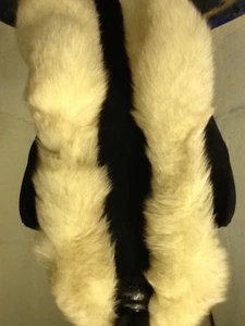 Don Kline Beige Fox Scarf Saks Fifth Avenue - Picture 1 of 6