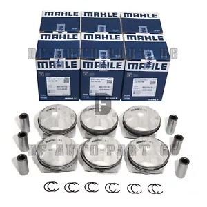 6X OEM Pistons Rings Set Φ82mm CR 11:1 For BMW E60 E90 E92 323i 525i N52B25 2.5 - Picture 1 of 5