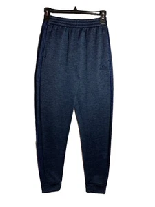 Boy’s Adidas Joggers Youth Large 14/16 Kids Pants Dark Blue Three Stripe Gym EUC - Picture 1 of 9