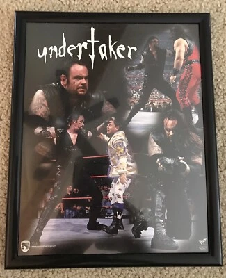 Impresión de marco vintage WWE WWF THE ENTERRADOR Carnaval/Premio justo 8"x10” (#1) Foto 1 de 4