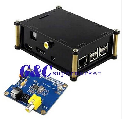 Acrylic Case For Raspberry Pi 2 model B / B+ HIFI DiGi+ Digital Sound Audio Card - Bild 1 von 4