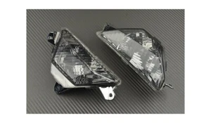Pair of Smoke AVDB Front Turn Signals indicators KAWASAKI NINJA 650 2017-2019 - Picture 1 of 2