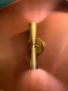 Pair of Mid Century Brass Wall Lamp Luminaire Handmade  Sconce Brass Wall Light - Picture 1 of 2