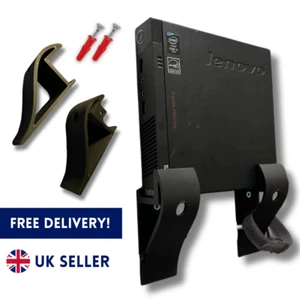 Wall Mount Holder for Lenovo ThinkCentre USFF PC Bracket Stand Hook Shelf UK - Picture 1 of 3