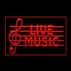140143 Live Music Enjoyment Piano Jazz Lovely LED Light Neon Sign - Picture 1 of 7