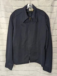 Chaqueta de Trabajo Riverside Para Hombre Vintage Azul Marino 100% Poliéster Talla 44 Larga - Imagen 1 de 18