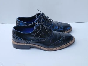 Bar III Murray Men's Oxford Blue, Black Dress Shoes Size-7.5M - Picture 1 of 7