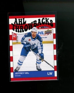2023-24 Upper Deck AHL Red Stripes Throwbacks #TB12 Jeffrey Viel #d 96/99 - Picture 1 of 1