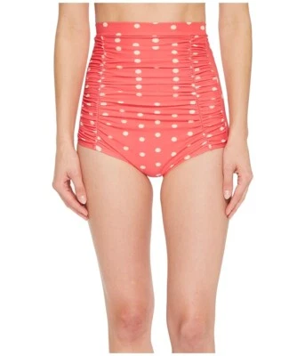 Traje de baño único vintage 239225 para mujer cintura alta rosa marfil talla mediana Foto 1 de 2