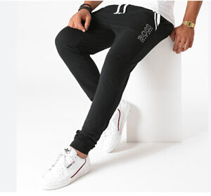 HUGO BOSS Black Loungewear Bottoms Joggers Pants Black Color 50436652 Authentic