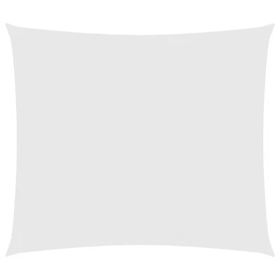 FURNICATO Sonnensegel Oxford-Gewebe Rechteckig 2,5x3 m Weiß