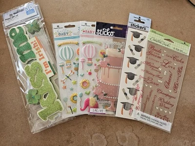 Holidays And Celebrations Sticker Lot: Paper House, Sticko, American Greetings - Image 1 of 4