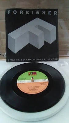Foreigner: I Want To Know What Love Is 7" Vinyl Single - 1122/25 - Image 1 of 2