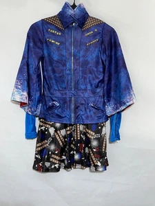 Disney Descendants costume Evie child large 12-14 one piece Halloween dress pla - Picture 1 of 4