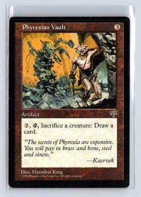 (4x) PHYREXIAN VAULT – MTG Magic the Gathering Card – Mirage – Uncommon - Image 1 of 4
