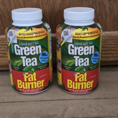 Green Tea Fat Burner Applied Nutrition 2 PACK 180 Fast-Acting Liquid Soft-Gels  - Image 1 of 4