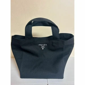 PRADA Canvas Mini Tote Bag Schwarz Damen 2024 Japan Neuheit - Bild 1 von 2