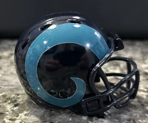 Rhode Island Rams Mini Helmet Riddell 2” Pocket Pro Revolution Navy Blue - Picture 1 of 6