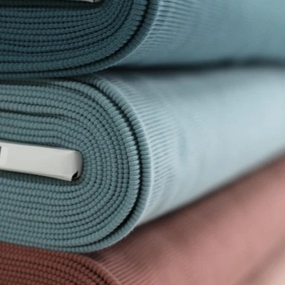 Ottoman Ripp Jersey Stoff Meterware elastisch Baumwolle Stretch 150cm - Bild 1 von 4