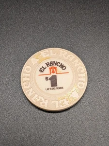 Vintage $1 Casino Chip El Rancho Las Vegas - Picture 1 of 3