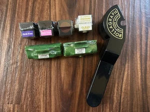 Rollagraph Roller Stempel Tintenpatrone Posten und 2" Roller - Bild 1 von 4