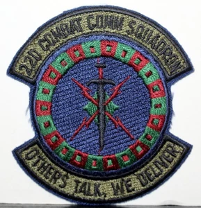 US Air Force 22nd Combat Communications Squadron Subdued Patch Insignia Badge - Bild 1 von 1