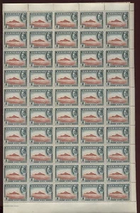 CURACAO 1942 SABA 2c FULL MINT SHEET 100 stamps CV £125 - Picture 1 of 1