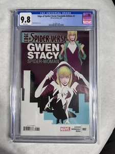 Edge of Spider‐Verse #2 Facsímil (2022) CGC 9.8 1ª aplicación Spider‐Gwen | Casi nuevo+ - Imagen 1 de 2