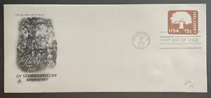 1975 Liberty Tree U576 FDC Boston 13c Orange Brown - Picture 1 of 2
