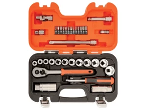 Bahco S330 Socket Set of 34 Metric 1/4in & 3/8in Drive Socket Set BAHS330 UK - Picture 1 of 6