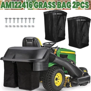 For John Deere 100 105 110 115 120 AM122416 Grass Bag Collection Systems 2PCS - Imagen 1 de 13