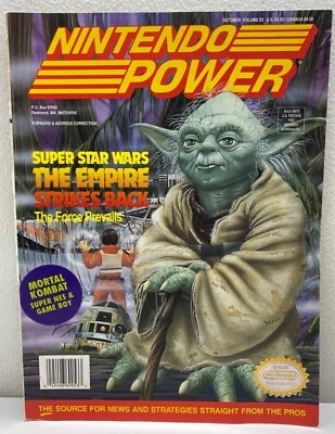 Плакатные карточки Nintendo Power OCT 1993 VOL 53 Yoda Super Star Wars Secret of Mana - Изображение 1 из 4